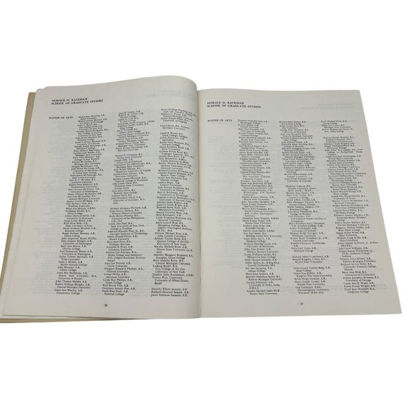 1967 Univ of Michigan Graduation Program w/ Insert - Michigan Stadium - Picture 8 of 12